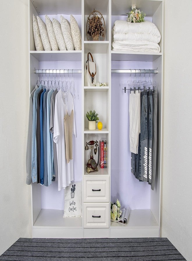 Quality Hangers Quality Acrylic Clear Hangers, Made of Clear Acrylic for a Luxurious Look and Feel with Swivel Hook (Clear - Shirt, 5) - Image 2